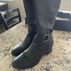 Naturalizer Dempsey black boots, wide calf size 11